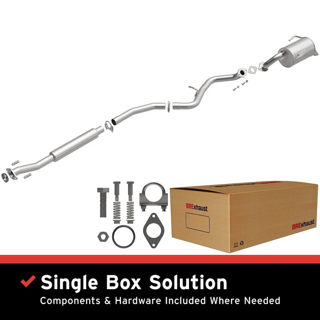 106-0162 – BRE EXHAUST Exhaust System Kit, Aluminized Steel With Mufflers 2-1/4 Inch Pipe Diameter S - view 2